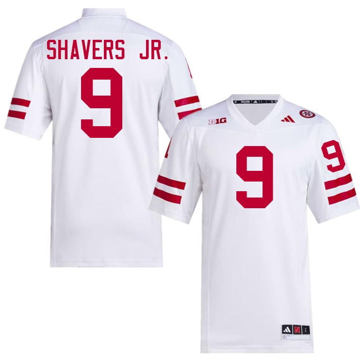 Nebraska Cornhuskers #9 Vincent Shavers Jr. College Football Jersey Stitched-White Nebraska Cornhuskers #9 Vincent Shavers Jr. College Football Jersey Stitched-White